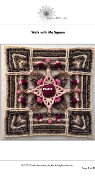 Evelin Karu Designs - eve vlin ka - Evelin Karu - Walk with Me Square - Free