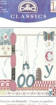 DMC XC1142  Scissors and Butterfly XSD