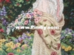 Dimensions In her garden