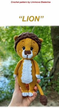 Kat Knit Toys - Ekaterina Litvinova - Lion