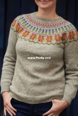 Fair Isle Yoke Jumper by Rita Taylor-Free