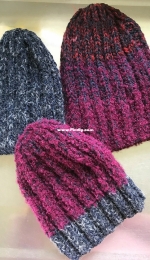 Basic, Ribbed Hat by Katinka Knits-Free