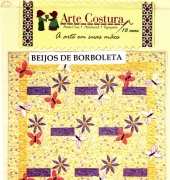 Arte Costura - Beijos de Borboleta Colcha Butterfly Kiss - Portuguese