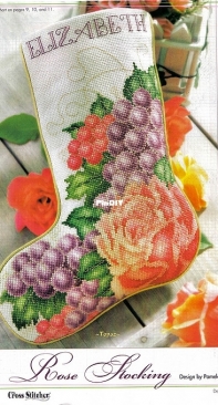 Rose Stocking by Pamela Kellogg from The Cross Stitcher December 2006 XSD