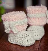 Mon Petit Violon-Faux Fur Boots
