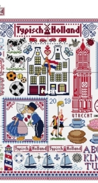 SAL Typisch Holland by Loes de Kleuver from Borduurblad XSD
