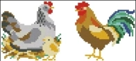 Spring Chickens by Cheryl McKinnon from Cross Stitcher 420 PCS + XSD