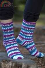 Popp’in Prints Socks by Susie Bonell -Free