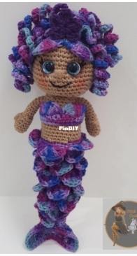 Stitch Witch Creations - Sarah Louise Read - Violet the Mermaid