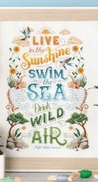 Live Swim Drink by Emma Congdon from Cross Stitch for the Earth PCS + XSD