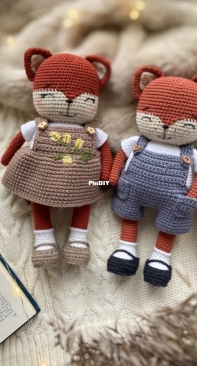 Scandistyle Dolls - Nadezhda Iukhlina - Fox couple - Russian