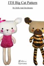 Dolls And Daydreams - ITH Big Cat Pattern