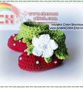 Angels Chest Boutique - Mary Angel Morris - Baby Booties set of 3