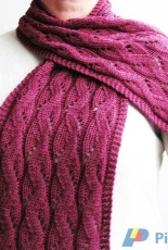 Falling Water Scarf by Bonnie Sennott / Blue Peninsula-Free