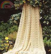 Crochet Home Magazine - Golden Autumn - Vintage Lace Afghan by Trudy Atteberry - Free