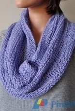Allegro Bands of Lace Cowl/Scarfby Susan Druding /Crystal Palace Yarns-Fre