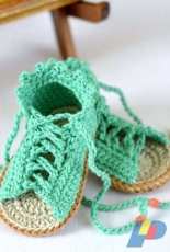 Matildas Meadow - Caroline Brooke - Gladiator Baby Sandals