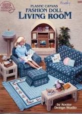 American School of Needlework 3085-Plastic Canvas-Fashion Doll Living Room