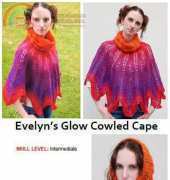 Evelyns Glow Cowled Cape by Allison Harding
