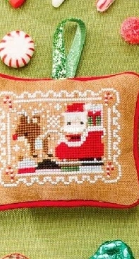 Christmas Eve Delivery by The Frosted Pumpkin Stitchery from Just Cross Stitch - Christmas Ornaments 2015 PCS + XSD