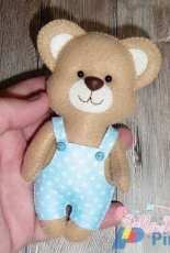 Bella Manu - Ursinho / Bear Felt Pattern - Portuguese - Free