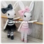 Wolltastisch Handmade - Alexandra Schwarz - Ballerina Bunny Bella - German
