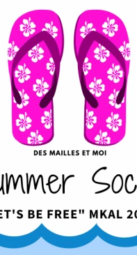Lets be free Summer Sock MKAL by Christelle William-English, French-Free