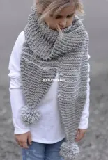 The Velvet Acorn - Heidi May - Tussock Scarf