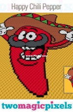 Two Magic Pixels - Happy Chili Pepper