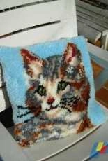 coussin "chat" fait par moi