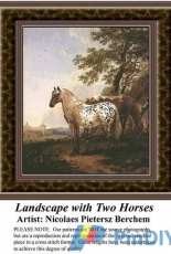 Sunrays Creations RE-923 - Landscape with Two Horses