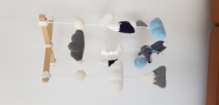Cute mobile for a baby boy