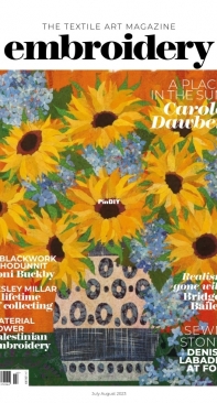 Embroidery Magazine - July/August 2023