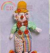 Unknow Designer-Palhacinho/Felting Clown-Spanish