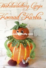 Kifile Design - Sandra Ballon - Pumpkin Konrad Lamp - German