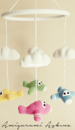 Amigurumi Aşkına - Tiny Mini Design - Demet Karabayır - Amigurumi Plane Mobile - Russian - Translated
