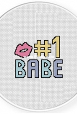 Daily Cross Stitch - #1 Babe