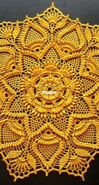 Galyna Borysova - Галина Борисова - Gabriela Doily - Салфетка Габриэлла- English or Russian