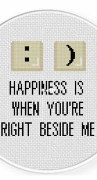 Daily Cross Stitch - Happiness