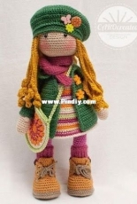 CAROcreated design - Carola Herbst - Doll Ida - Russian Translated