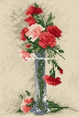 Coricamo 862 - Carnations in the vase