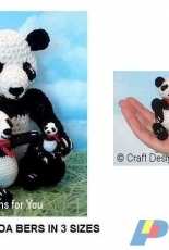 Craft Designs for You - Cherie Marie Leck-Cuddly Panda Bears