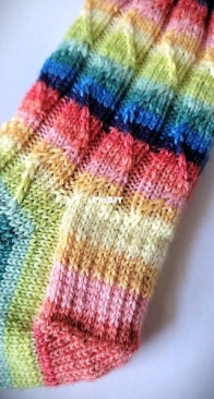 Heather Robinson - Path of progress socks - Free