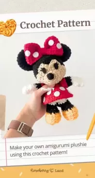 Cyan Rose Creations - Roseberry Land Arts - Minnie Mouse