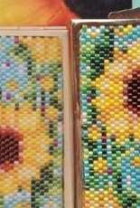 Delica beads：Beads Mania: Sunflower Pocket mirror