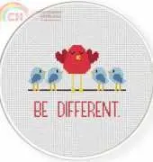 Daily Cross Stitch - Be Different