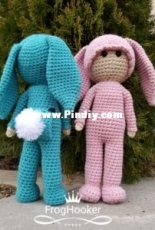 Frog Hooker - Rachel Hilz - Cheeky Bunny Pajama Doll - Free