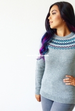 Blue Snowdrop Sweater by Life Is Cozy-Free