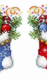 M.P. Studio / М.П. Студия P-496 - Christmas Socks XSD