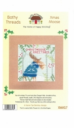 Bothy Threads XMAS7 - Xmas Moose Christmas Card